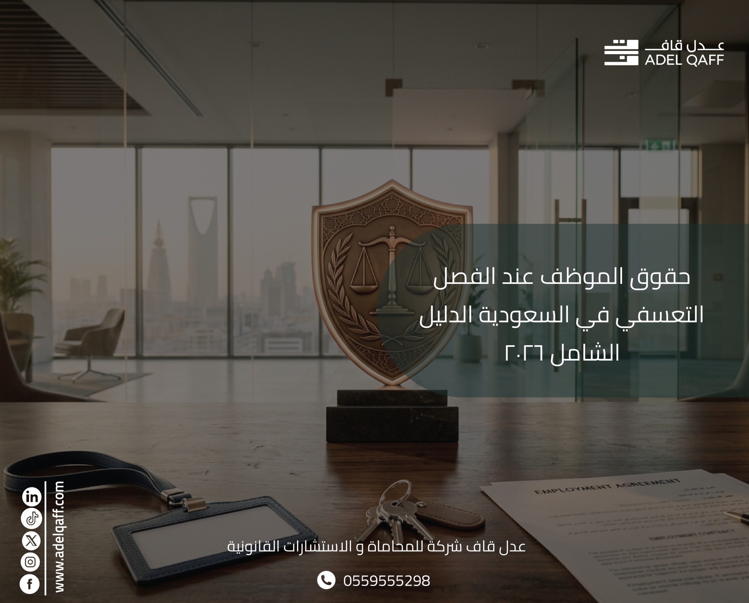 حقوق الموظف عند الفصل التعسفي في السعودية: الدليل الشامل 2026