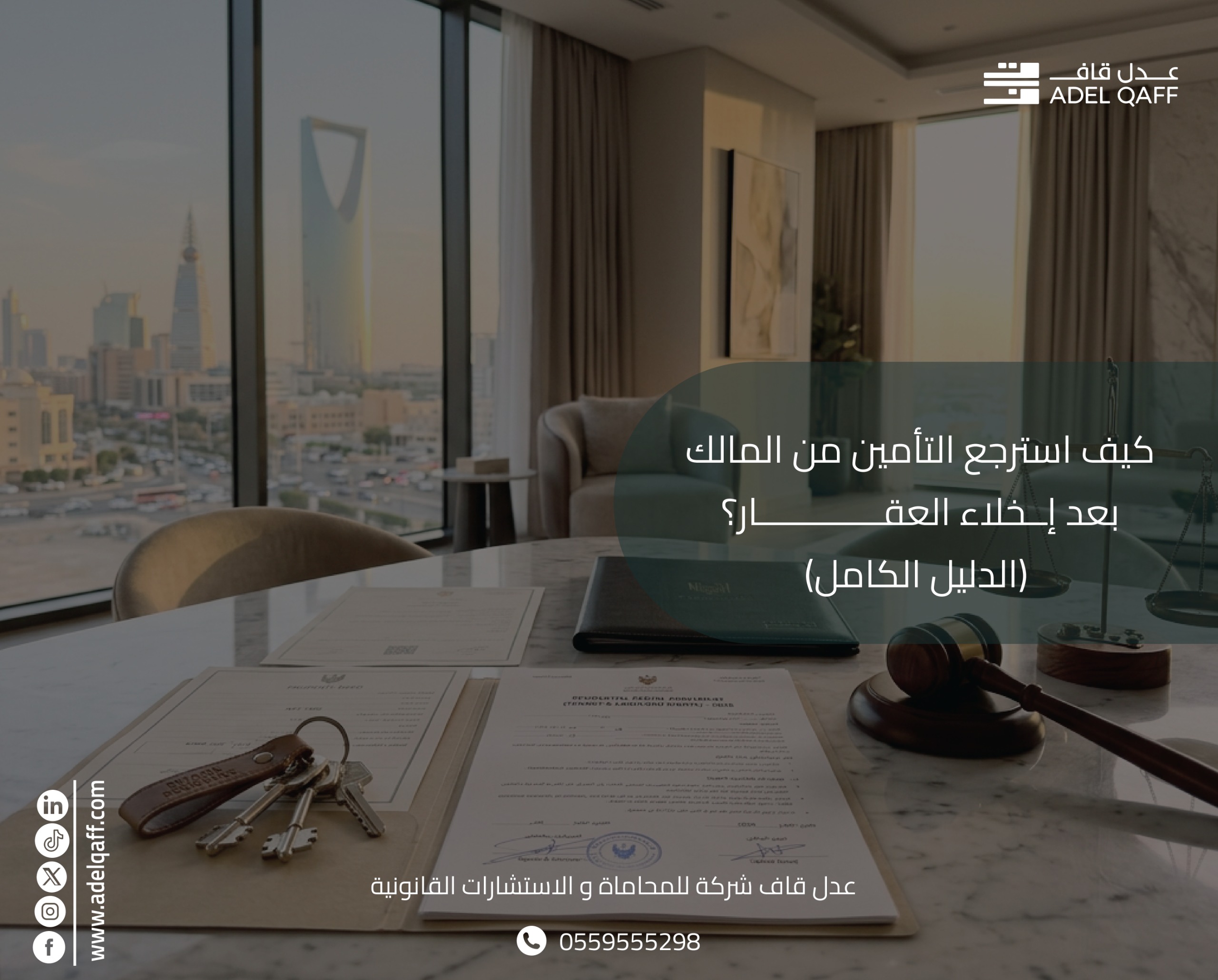 كيف أسترجع التأمين من المالك بعد إخلاء العقار؟ (الدليل الكامل)