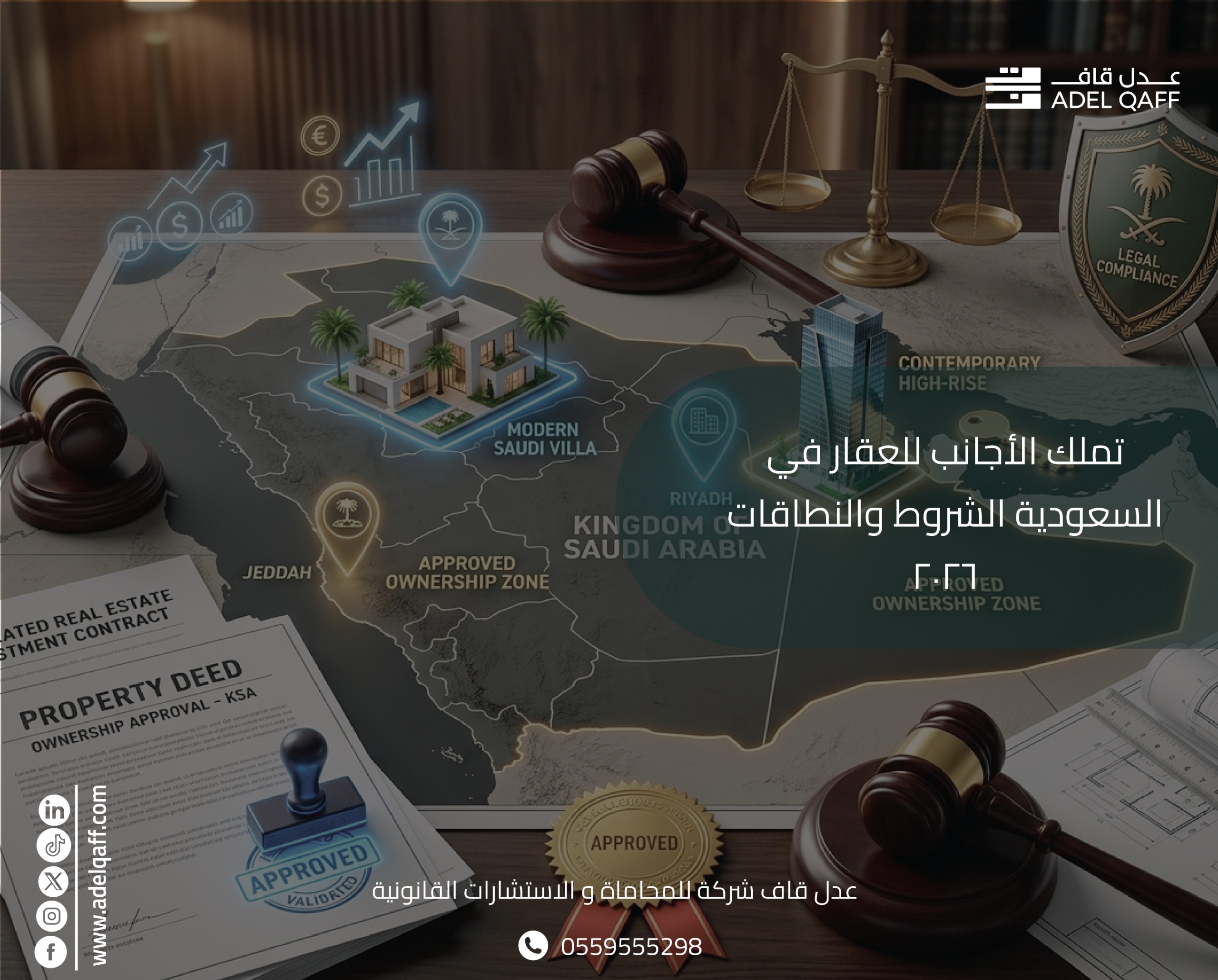 تملك الأجانب للعقار في السعودية: الشروط والنطاقات 2026