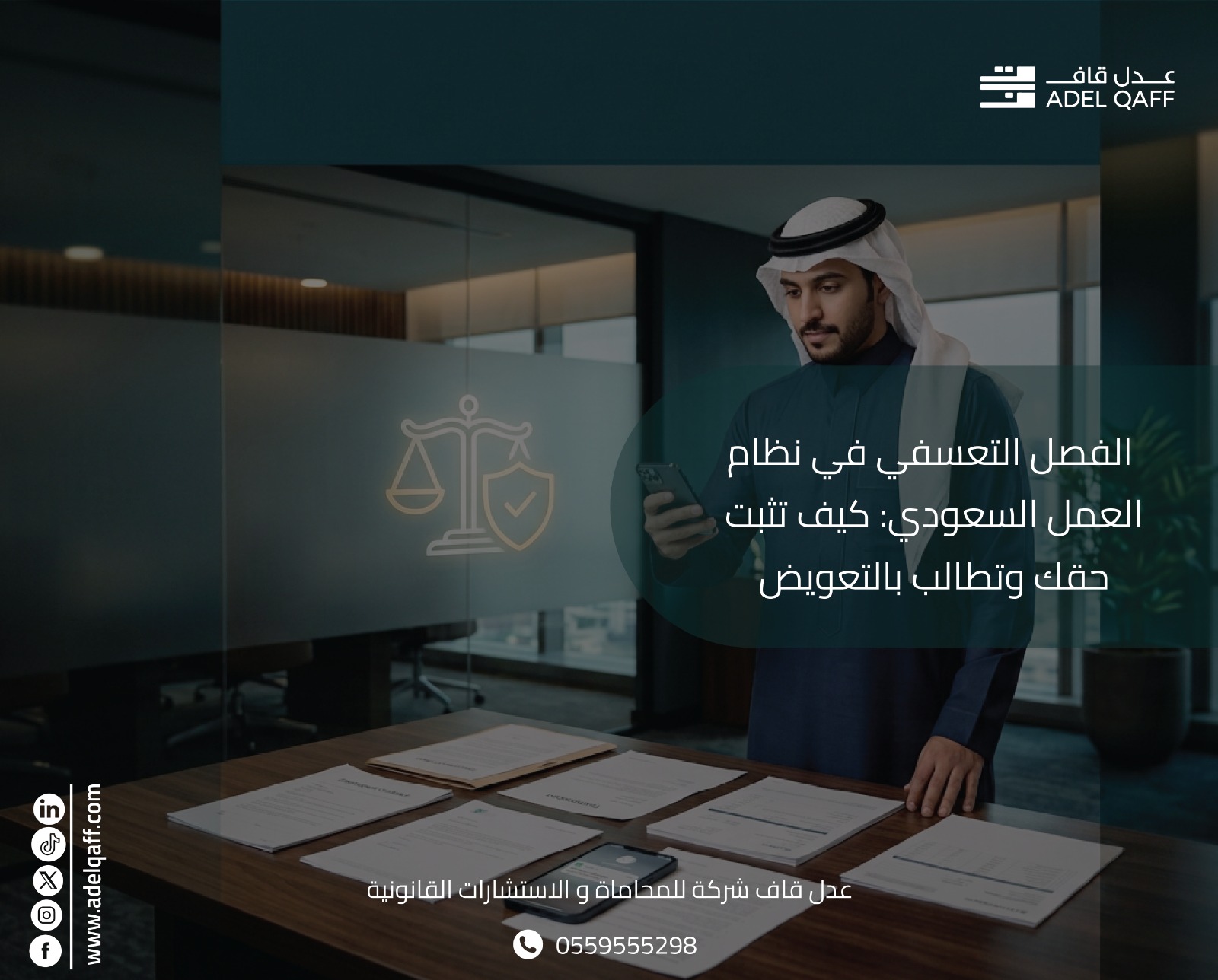 الفصل التعسفي في السعودية: كيف تطالب بالتعويض؟